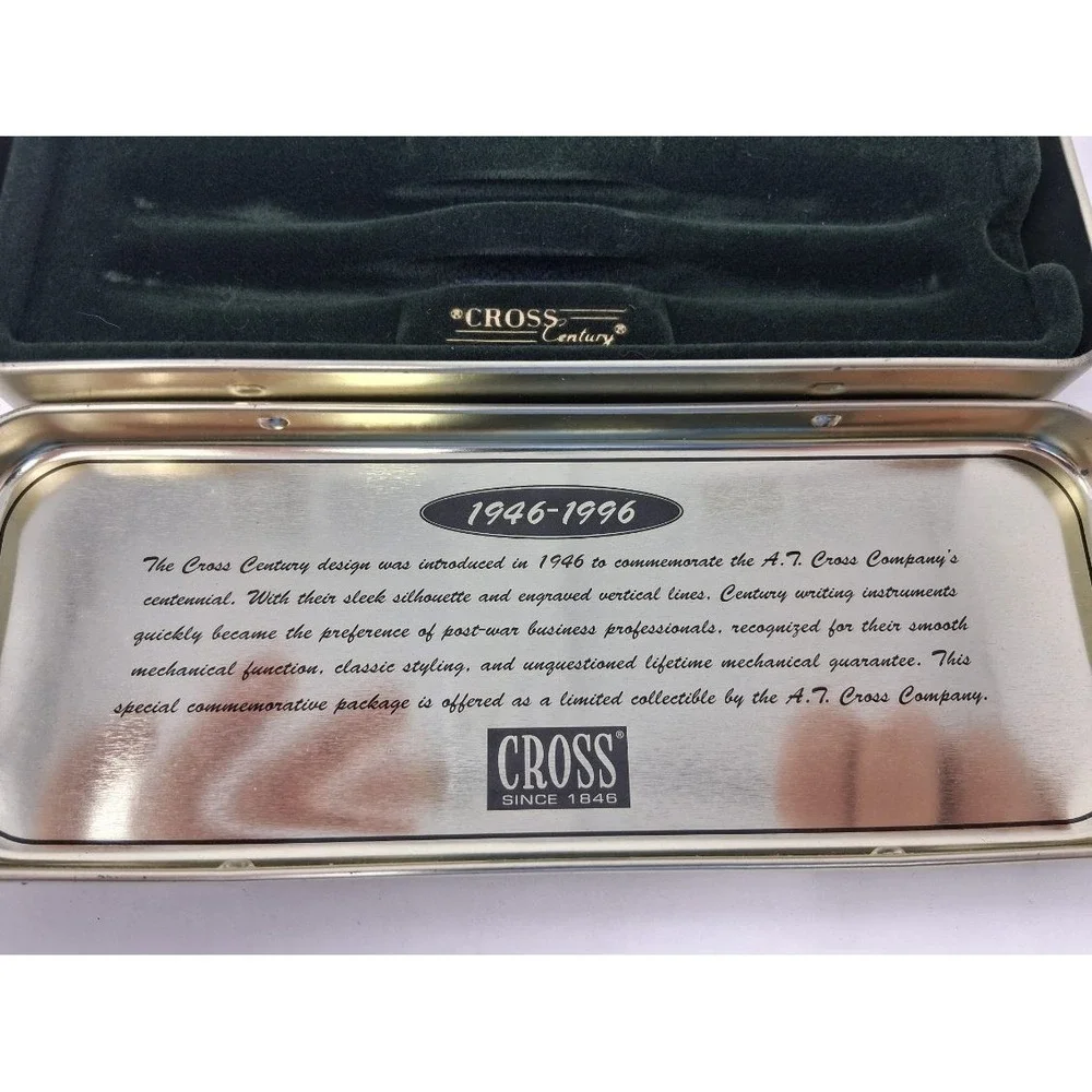 Cross Century 50th Anniversary Collectible Tin No 5 Stock Exchange 1946-1996*  Y